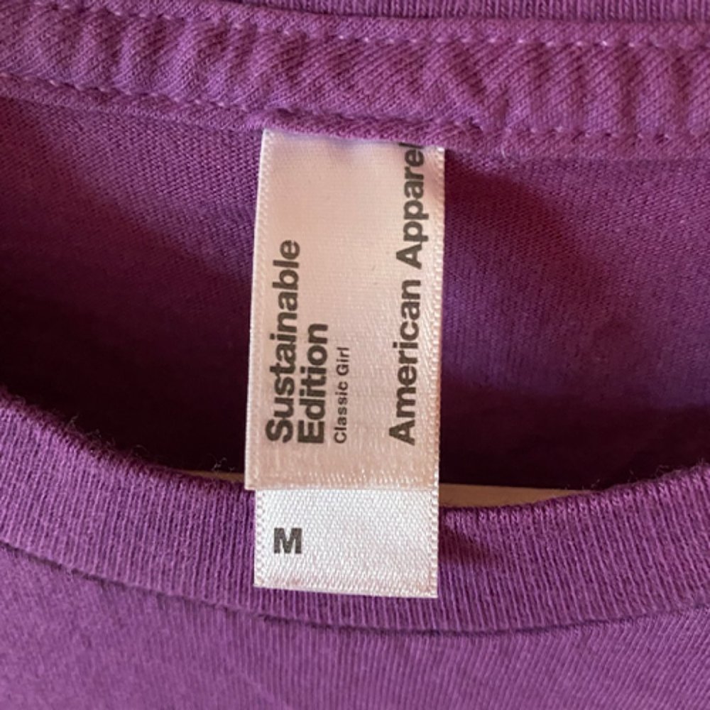 American Apparel Sustainable Classic Tshirt - Lilac